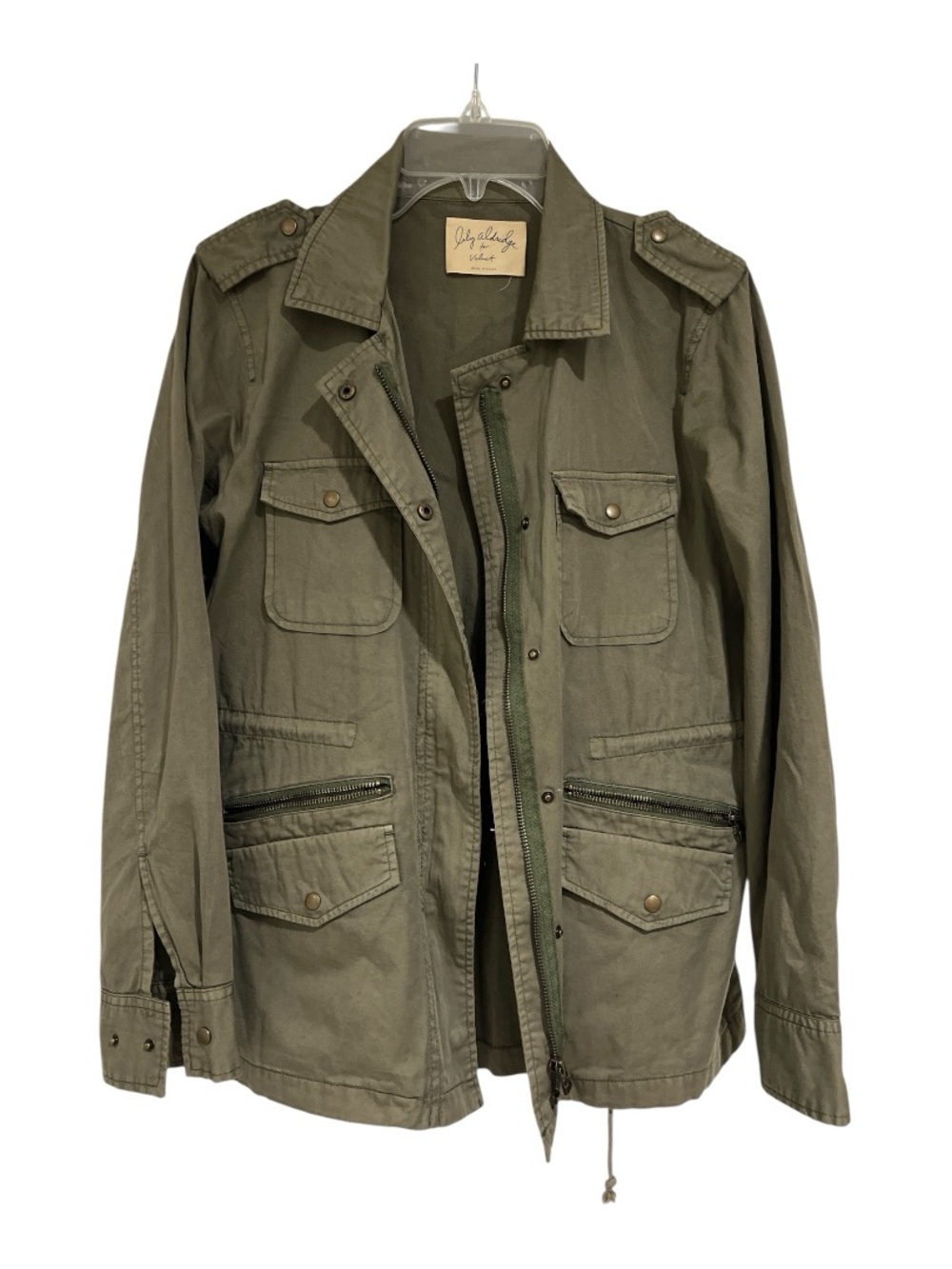 LiLy Aldridge Army Olive Green Utility Jacket - size S